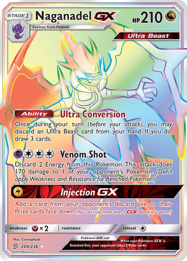 Naganadel GX 249/236 - Monster Mart - Pokémon Cards Australia