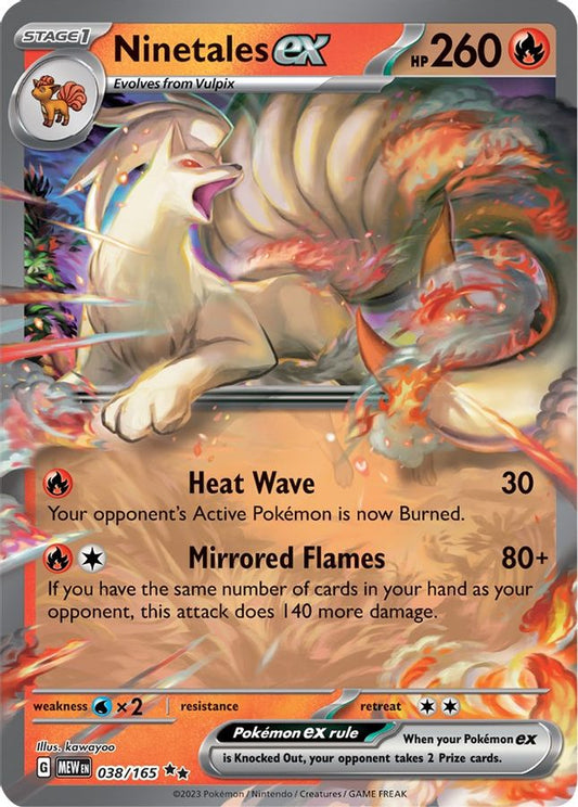 Ninetales EX 038/165 - Monster Mart - Pokémon Cards Australia