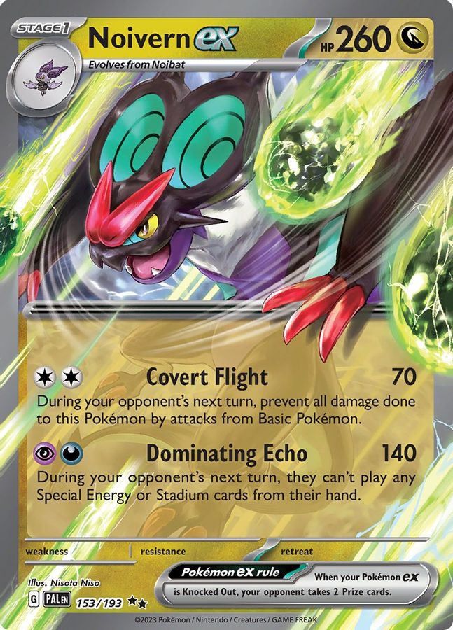 Noivern EX 153/193 Raw Card