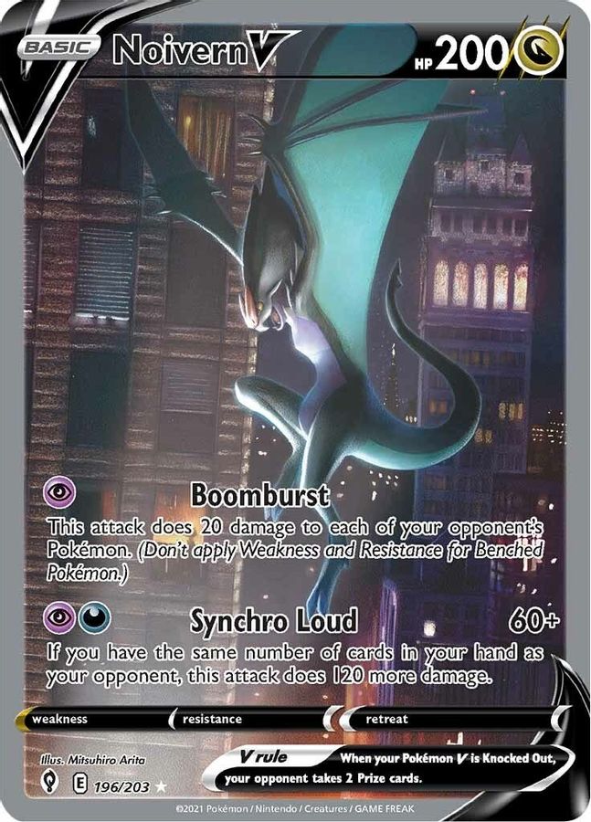 Noivern V 196/203 - Monster Mart - Pokémon Cards Australia