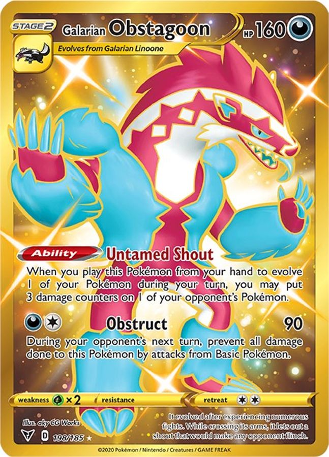 Obstagoon 198/185 - Monster Mart - Pokémon Cards Australia