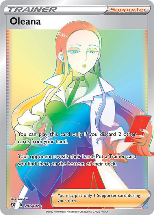 Oleana Rainbow Trainer 202/192 - Monster Mart - Pokémon Cards Australia