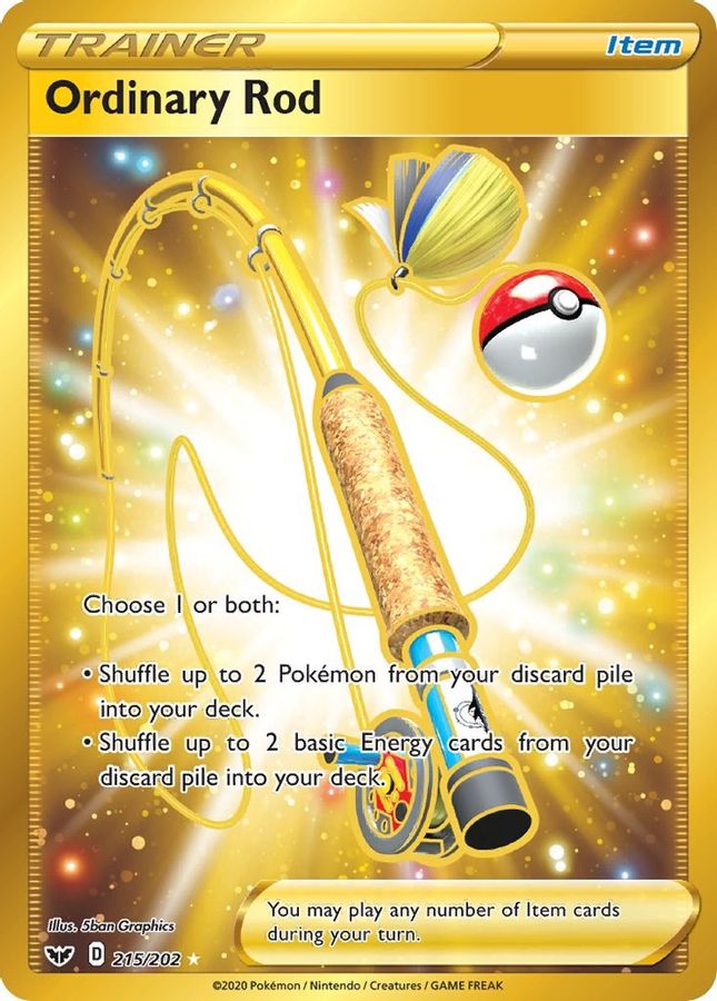 Ordinary Rod 215/202 - Monster Mart - Pokémon Cards Australia