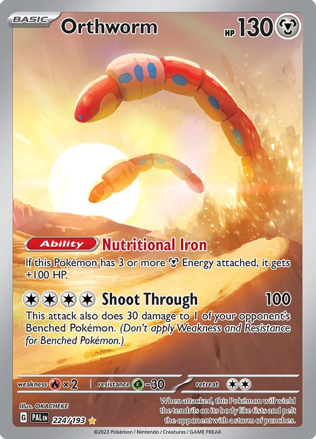Orthworm 224/193 - Monster Mart - Pokémon Cards Australia