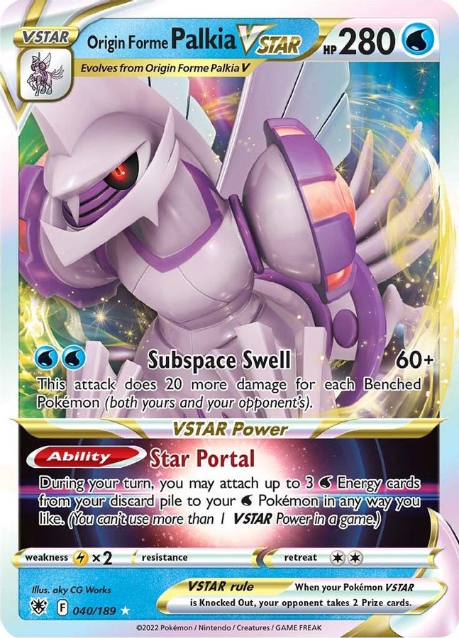 Palkia VSTAR 040/189 - Monster Mart - Pokémon Cards Australia
