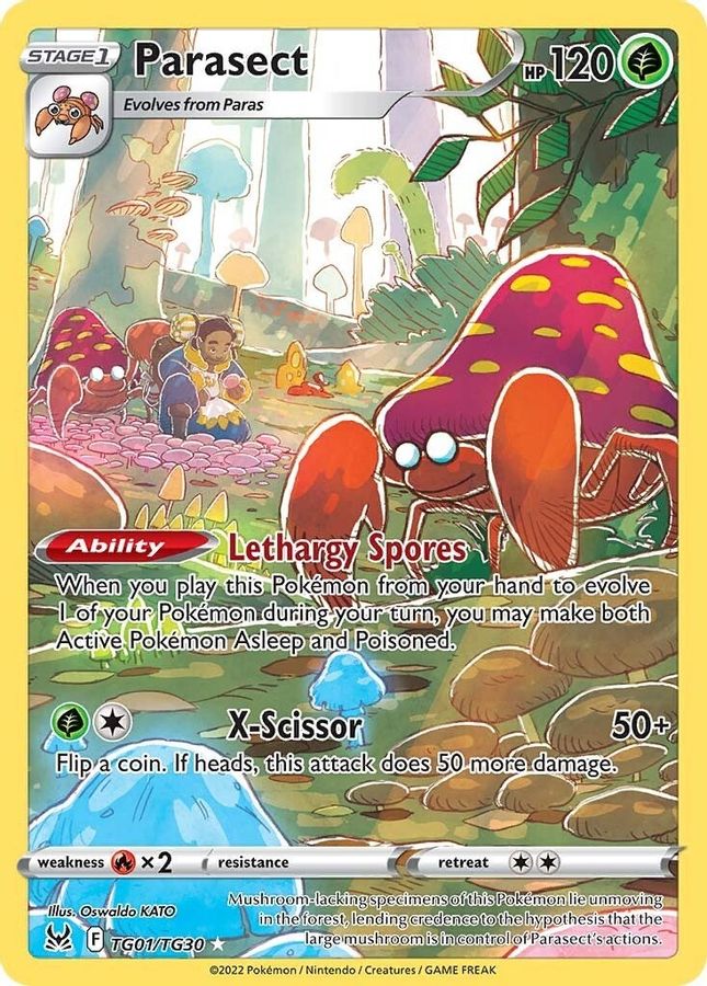 Parasect Raw Card TG01 TG30