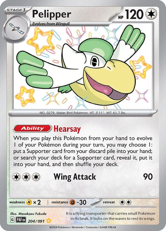 Pelipper 204/091 - Monster Mart - Pokémon Cards Australia