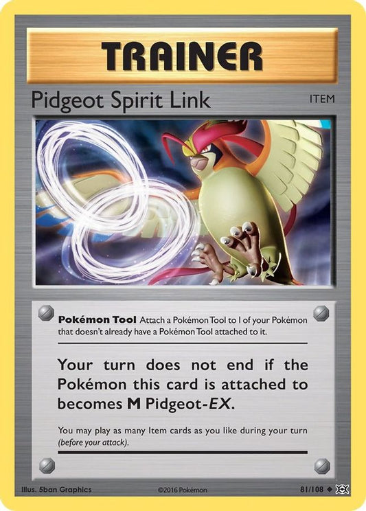 Pidgeot Spirit Link Reverse Holo 81/108 - Monster Mart - Pokémon Cards Australia
