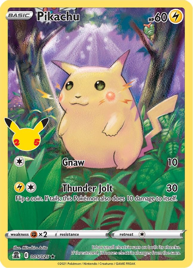 Pikachu 005/025 - Monster Mart - Pokémon Cards Australia
