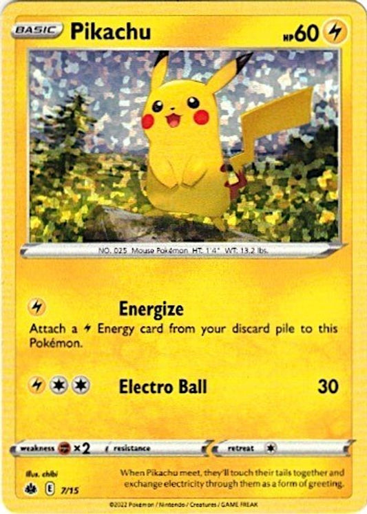 Pikachu Holo 7/15 - Monster Mart - Pokémon Cards Australia