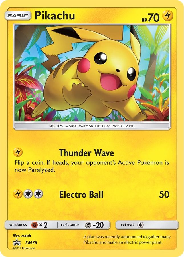 Pikachu Holo SM76 - Monster Mart - Pokémon Cards Australia