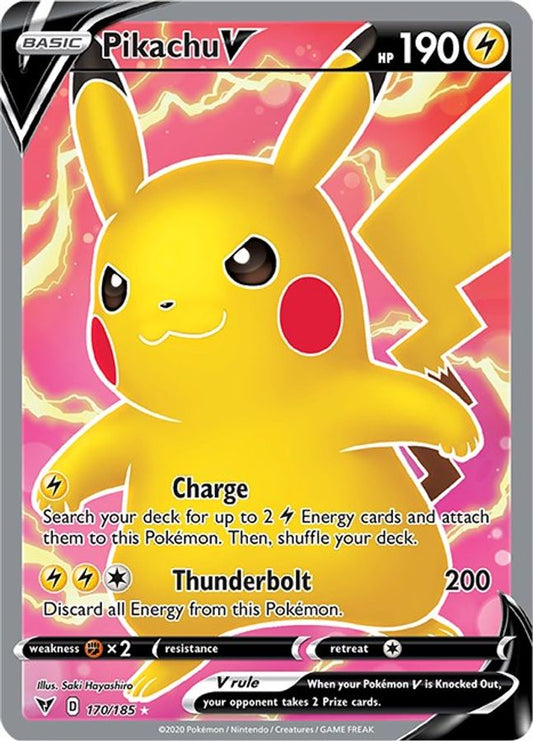 Pikachu V 170/185 - Monster Mart - Pokémon Cards Australia