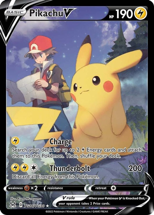 Pikachu V TG16/TG30 - Monster Mart - Pokémon Cards Australia