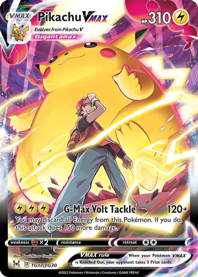 Pikachu VMAX TG17/TG30 Raw Card