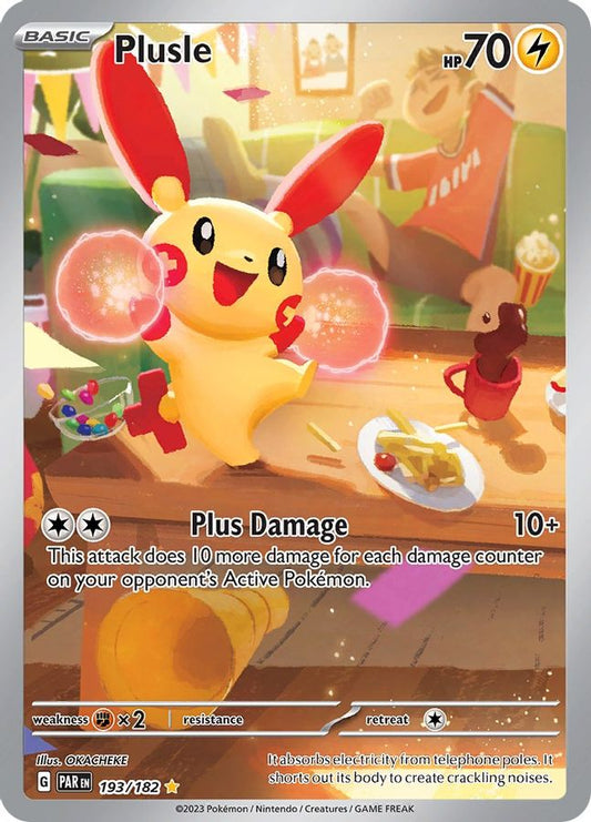 Plusle 193/182 - Monster Mart - Pokémon Cards Australia