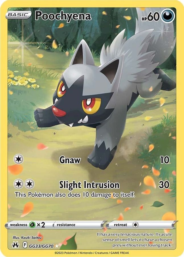 Poochyena GG33/GG70 - Monster Mart - Pokémon Cards Australia