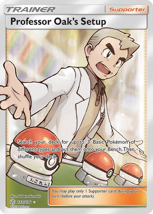Professor Oak's Setup 233/236 - Monster Mart - Pokémon Cards Australia
