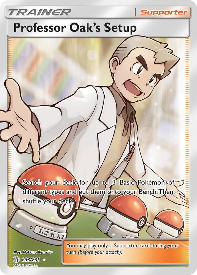 Professor Oak's Setup 233/236 - Monster Mart - Pokémon Cards Australia