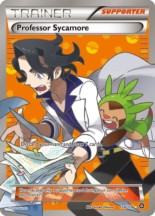 Professor Sycamore 114/114 - Monster Mart - Pokémon Cards Australia