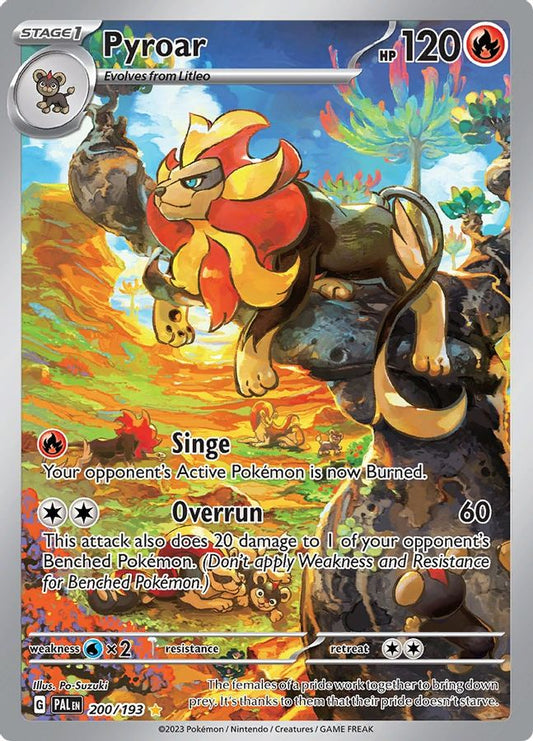 Pyroar 200/193 - Monster Mart - Pokémon Cards Australia