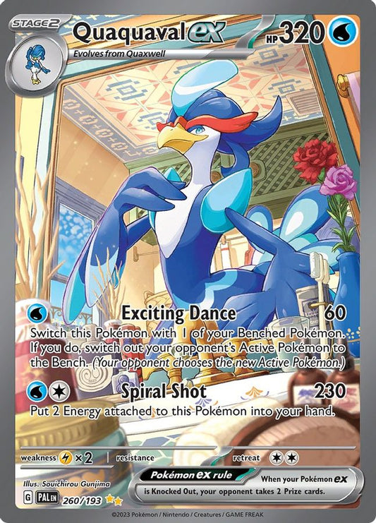 Quaquaval EX 260/193 - Monster Mart - Pokémon Cards Australia