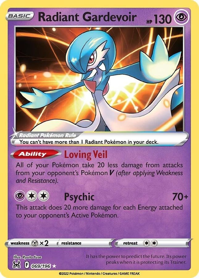 Radiant Gardevoir 069/196 - Monster Mart - Pokémon Cards Australia