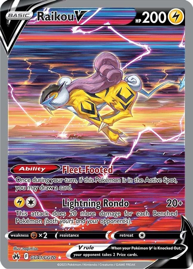Raikou V GG41/GG70 - Monster Mart - Pokémon Cards Australia
