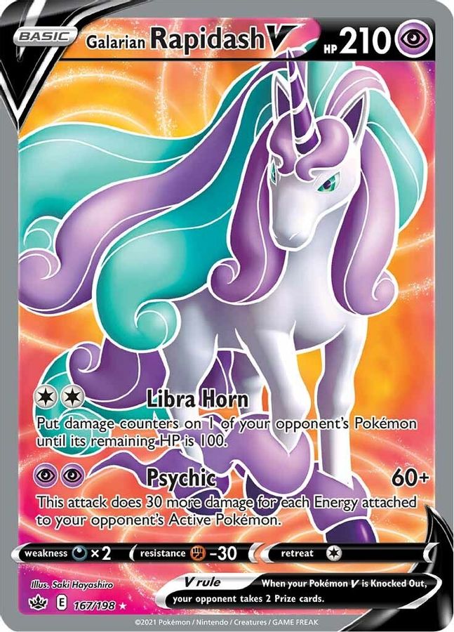 Rapidash V 167/198 - Monster Mart - Pokémon Cards Australia