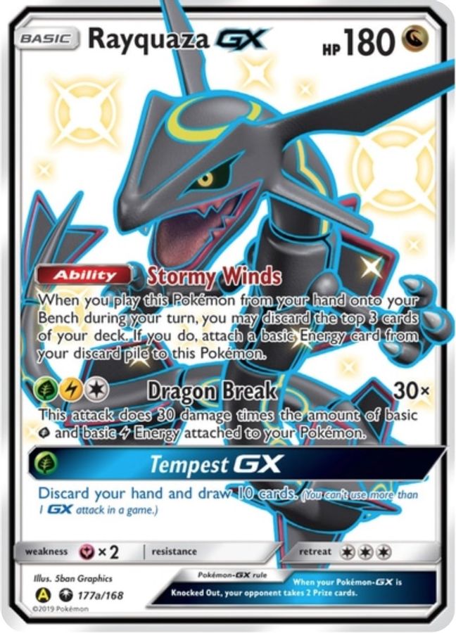 Rayquaza GX 177a/168 - Monster Mart - Pokémon Cards Australia