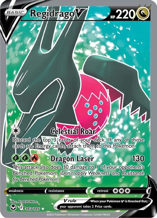 Regidrago V 183/195 - Monster Mart - Pokémon Cards Australia