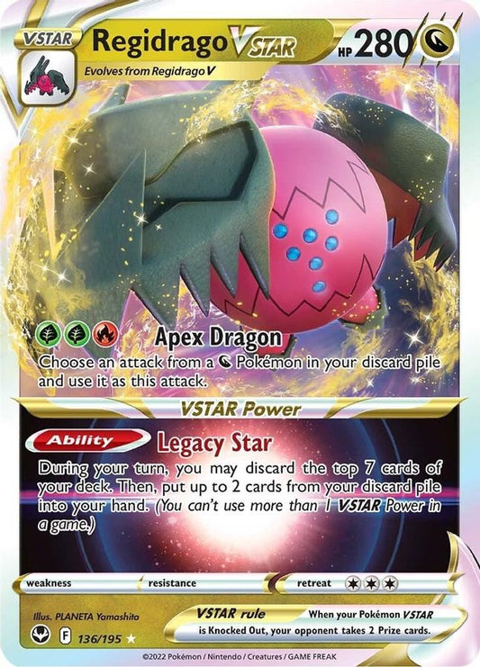 Regidrago VSTAR 136/195 - Monster Mart - Pokémon Cards Australia
