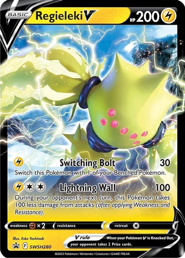 Regieleki V SWSH280 - Monster Mart - Pokémon Cards Australia