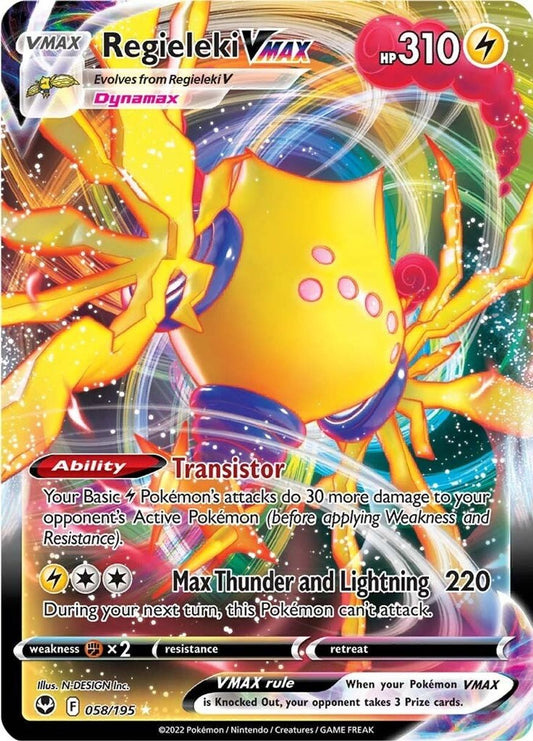 Regieleki VMAX 058/195 - Monster Mart - Pokémon Cards Australia
