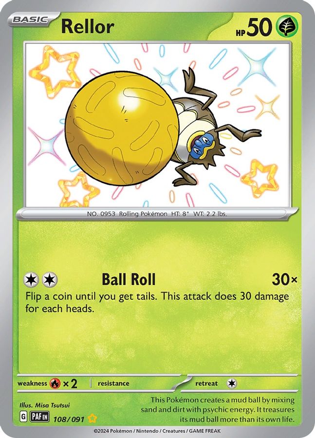Rellor 108/091 - Monster Mart - Pokémon Cards Australia
