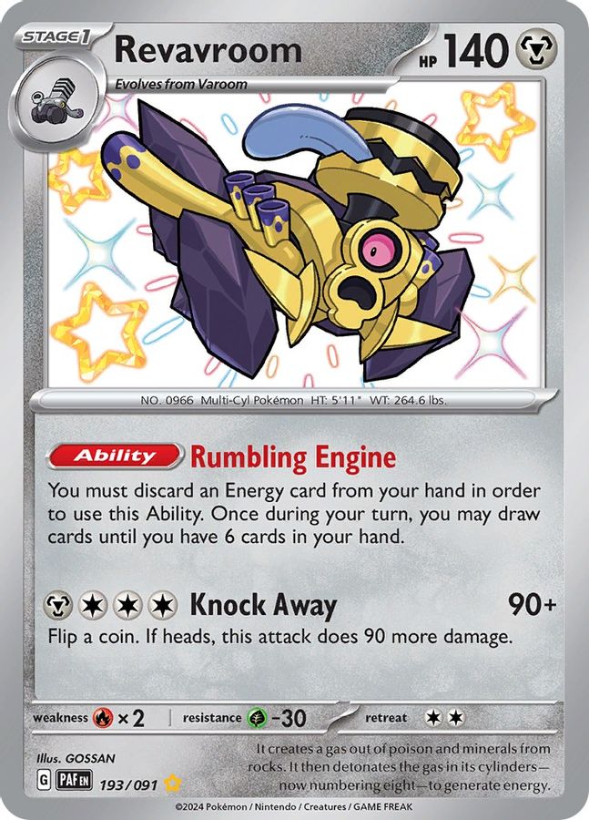 Revavroom 193/091 - Monster Mart - Pokémon Cards Australia Pokemon Cards