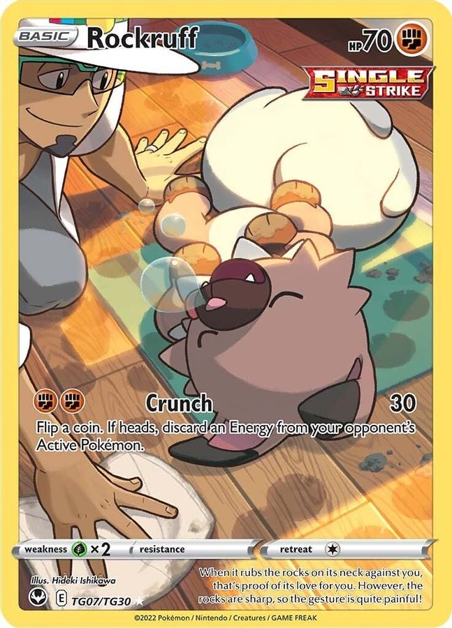 Rockruff TG07 TG30 - High-Quality Raw Card for Collectors Rockruff TG07 TG30 - High-Quality Raw Card for Collectors