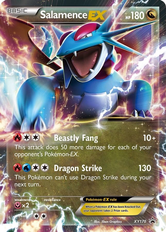 Salamence EX XY170 - Monster Mart - Pokémon Cards Australia