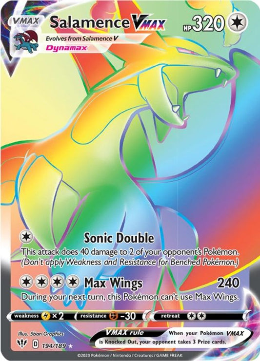 Salamence VMAX 194/189 - Monster Mart - Pokémon Cards Australia