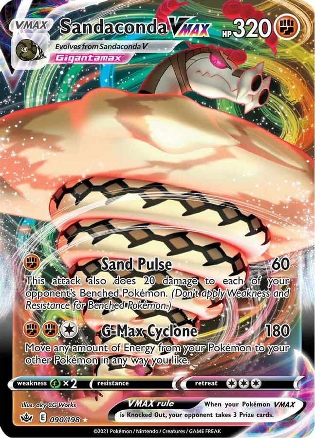 Sandaconda VMAX 090/198 - Monster Mart - Pokémon Cards Australia