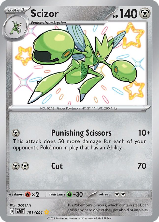Scizor 191/091 - Monster Mart - Pokémon Cards Australia