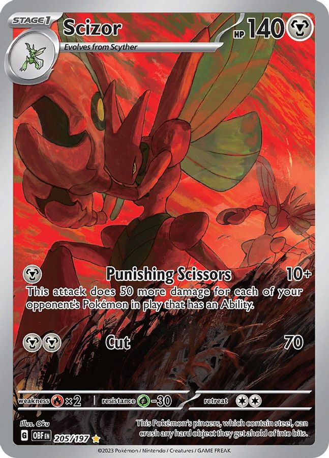 Scizor 205/197 - Monster Mart - Pokémon Cards Australia