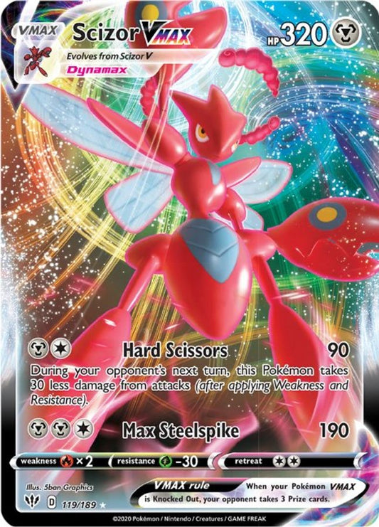 Scizor VMAX 119/189 - Monster Mart - Pokémon Cards Australia