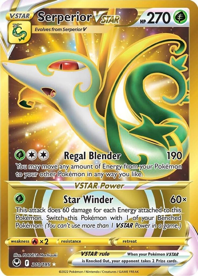 Serperior VSTAR 210/195 - Monster Mart - Pokémon Cards Australia