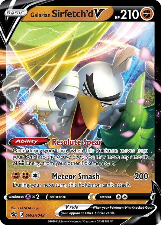 Sirfetch'd V SWSH043 - Monster Mart - Pokémon Cards Australia