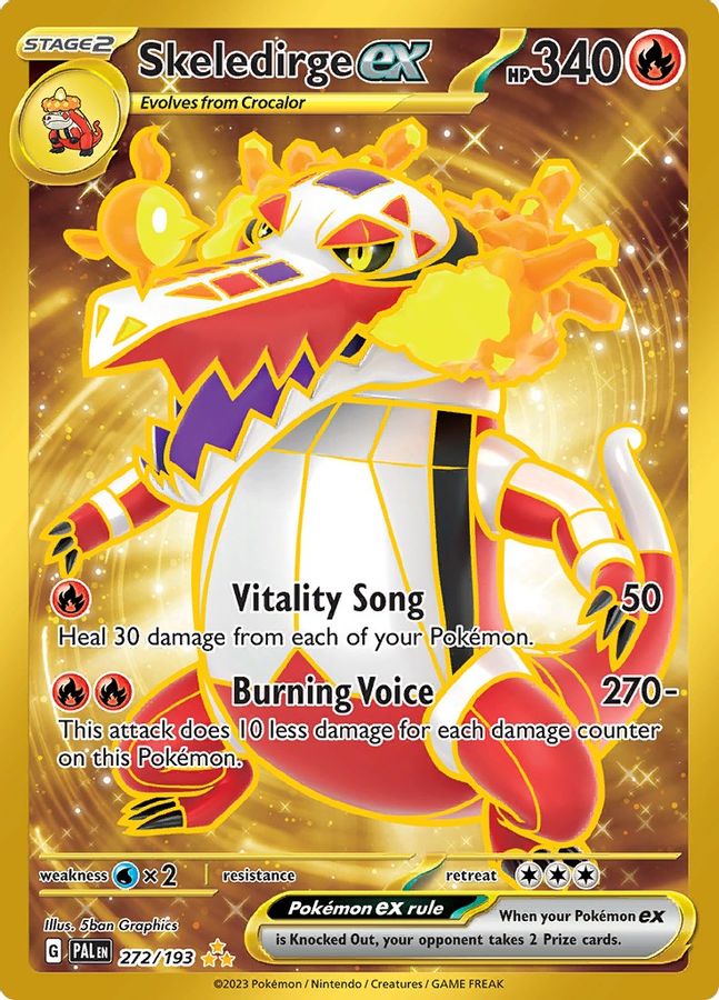 Skeledirge EX 272/193 - Monster Mart - Pokémon Cards Australia
