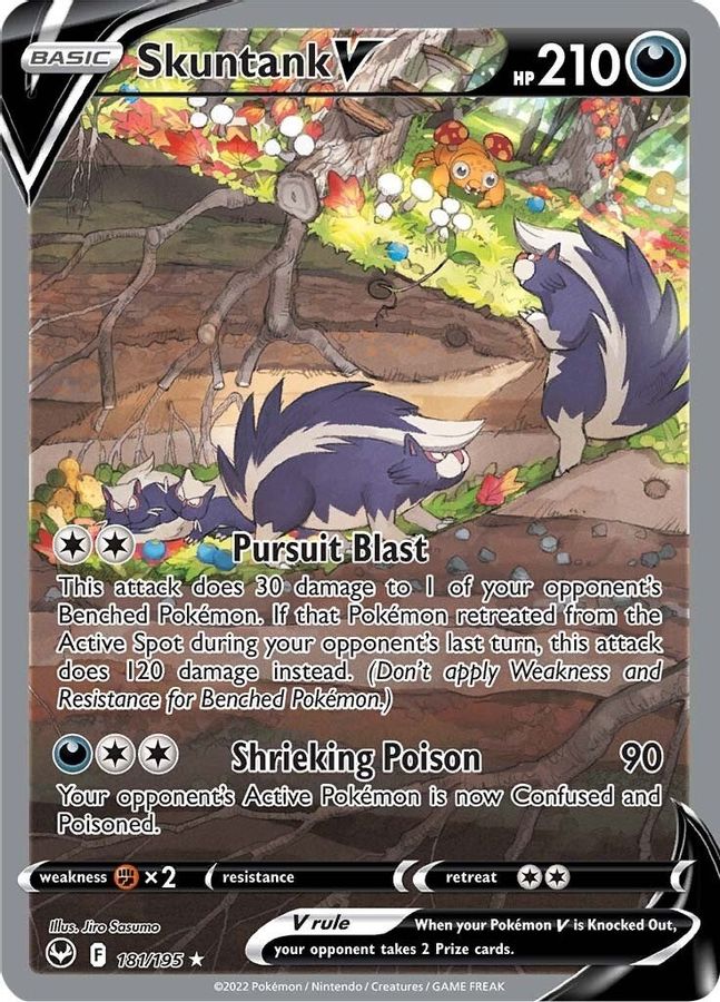 Skuntank V 181/195 - Monster Mart - Pokémon Cards Australia