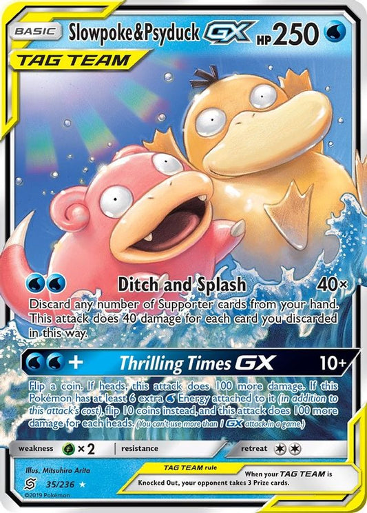 Slowpoke & Psyduck GX 35/236 - Monster Mart - Pokémon Cards Australia