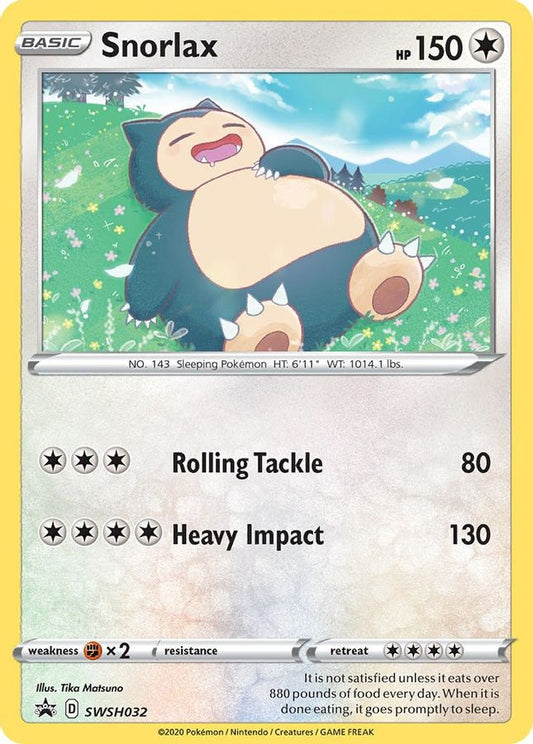 Snorlax SWSH032 - Monster Mart - Pokémon Cards Australia