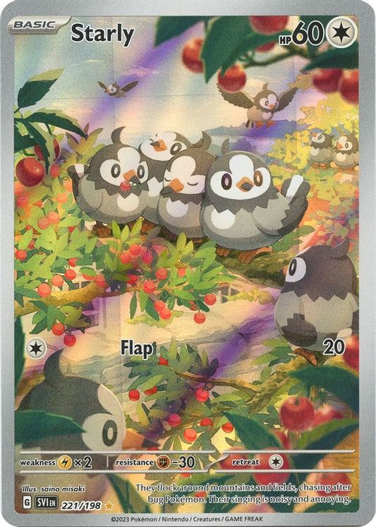 Starly 221/198 - Monster Mart - Pokémon Cards Australia