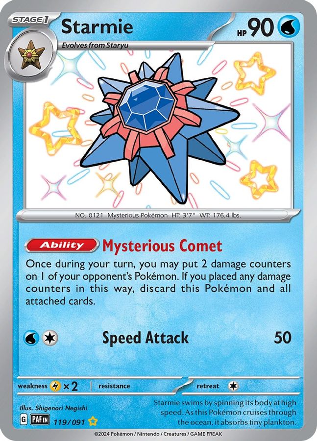 Starmie 119/091 - Monster Mart - Pokémon Cards Australia